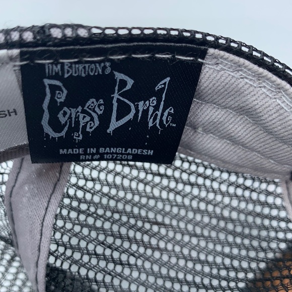 Tim Burtons Corpse Bride Men's Trucker Hat - Picture 6 of 6